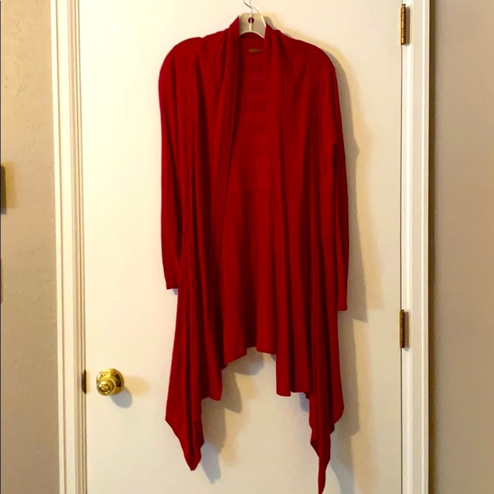 Red, size small, Belldini cardigan
